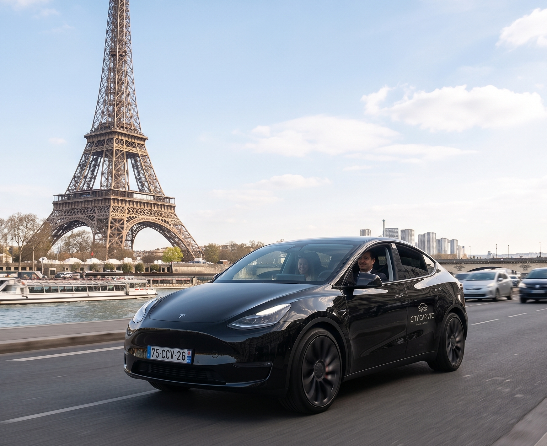 Tesla Model Y Premium 2026 pour chauffeurs VTC